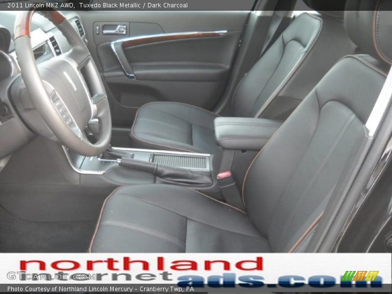 Tuxedo Black Metallic / Dark Charcoal 2011 Lincoln MKZ AWD