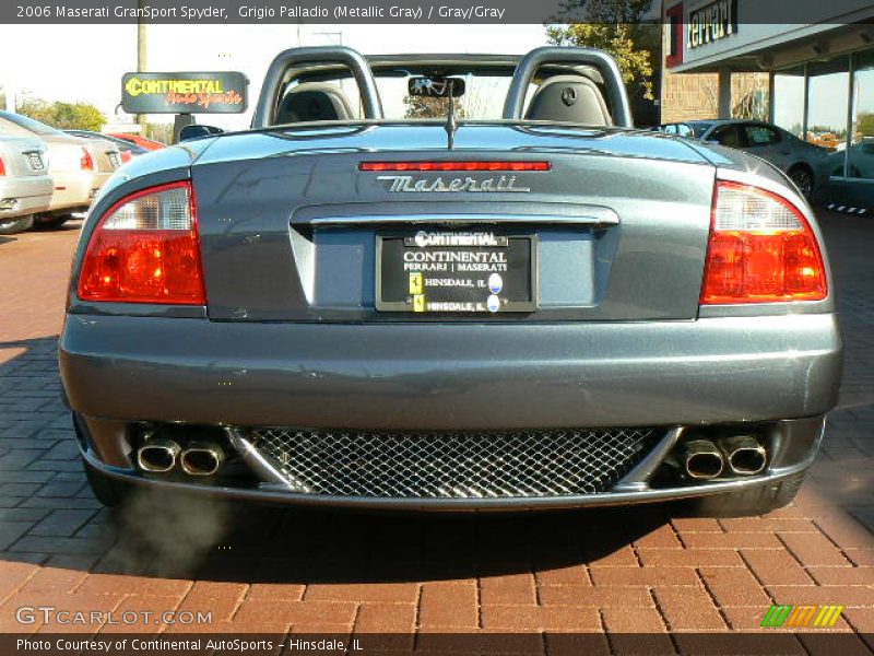 Grigio Palladio (Metallic Gray) / Gray/Gray 2006 Maserati GranSport Spyder