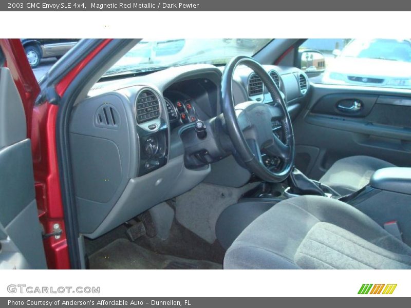Magnetic Red Metallic / Dark Pewter 2003 GMC Envoy SLE 4x4