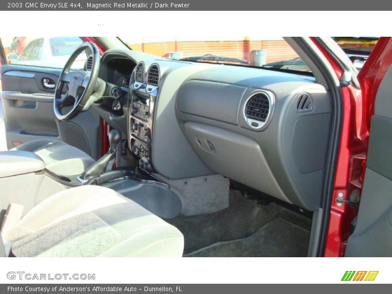 Magnetic Red Metallic / Dark Pewter 2003 GMC Envoy SLE 4x4