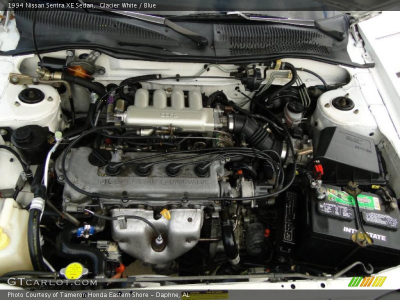  1994 Sentra XE Sedan Engine - 1.6 Liter Twin Cam 16-Valve 4 Cylinder
