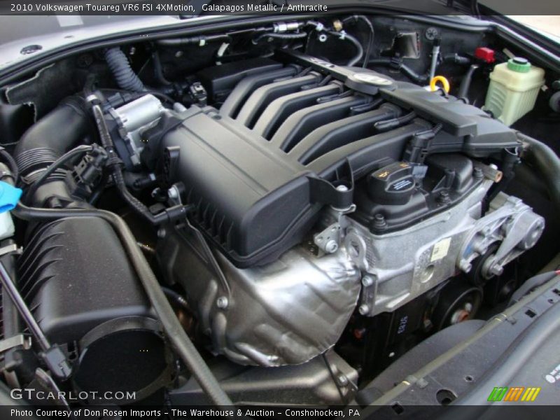  2010 Touareg VR6 FSI 4XMotion Engine - 3.6 Liter VR6 FSI DOHC 24-Valve VVT V6