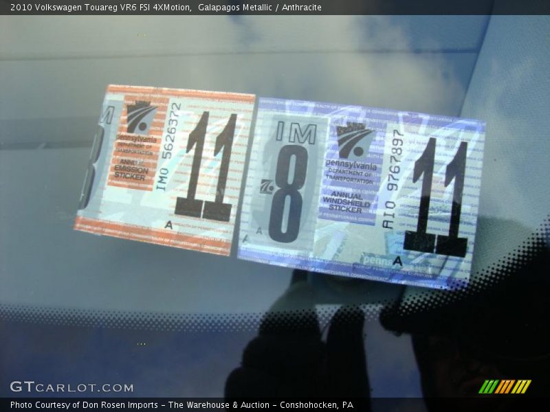 Galapagos Metallic / Anthracite 2010 Volkswagen Touareg VR6 FSI 4XMotion
