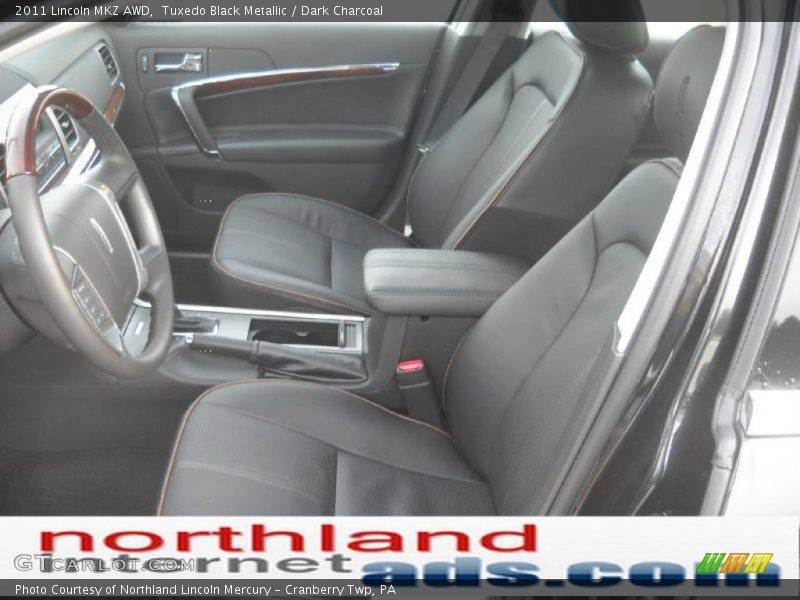 Tuxedo Black Metallic / Dark Charcoal 2011 Lincoln MKZ AWD