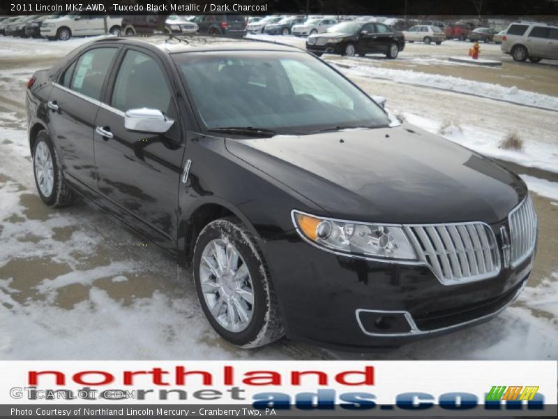 Tuxedo Black Metallic / Dark Charcoal 2011 Lincoln MKZ AWD