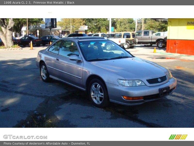 Primrose Mist Metallic / Black 1998 Acura CL 2.3