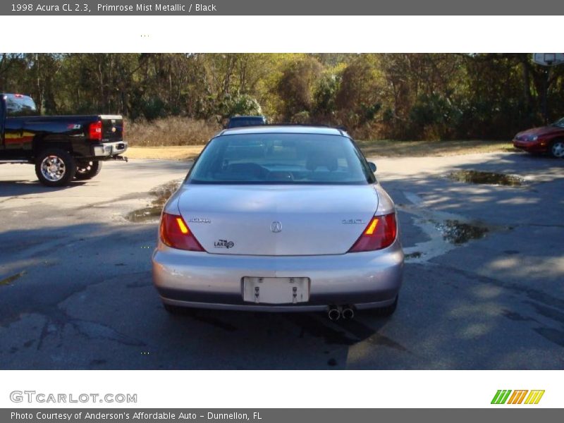 Primrose Mist Metallic / Black 1998 Acura CL 2.3