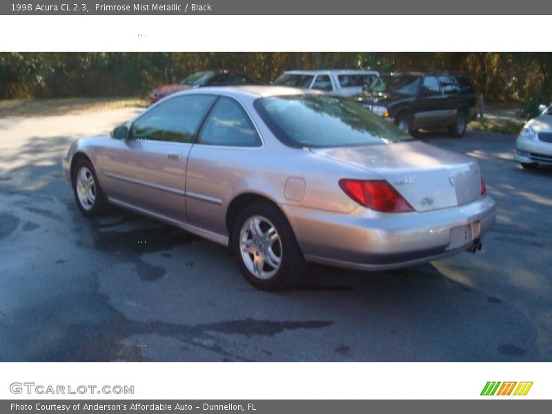 Primrose Mist Metallic / Black 1998 Acura CL 2.3