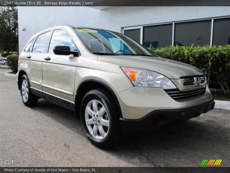 Borrego Beige Metallic / Ivory 2007 Honda CR-V EX