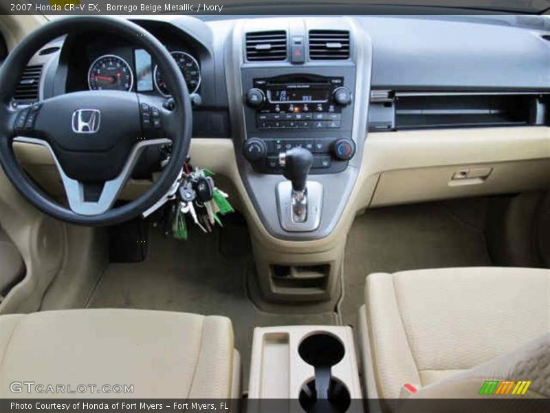 Borrego Beige Metallic / Ivory 2007 Honda CR-V EX