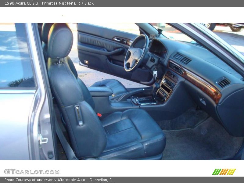 Primrose Mist Metallic / Black 1998 Acura CL 2.3