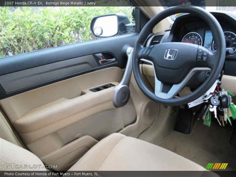 Borrego Beige Metallic / Ivory 2007 Honda CR-V EX