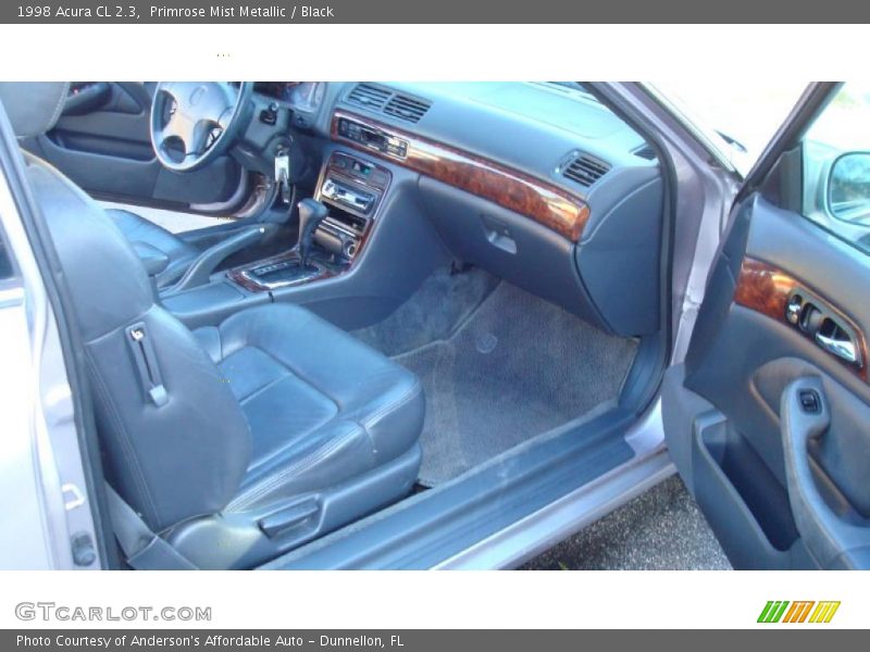 Primrose Mist Metallic / Black 1998 Acura CL 2.3