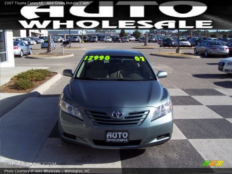 Aloe Green Metallic / Ash 2007 Toyota Camry LE