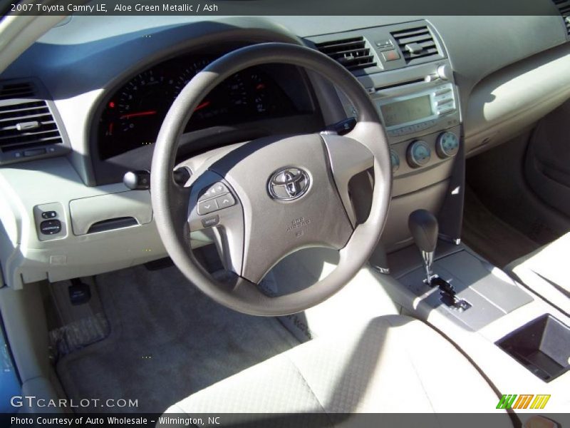 Aloe Green Metallic / Ash 2007 Toyota Camry LE