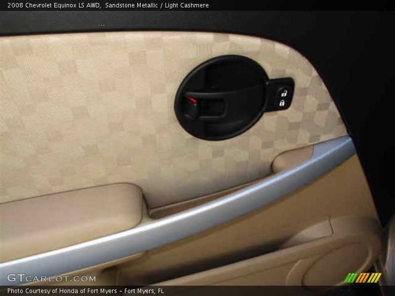 Sandstone Metallic / Light Cashmere 2008 Chevrolet Equinox LS AWD