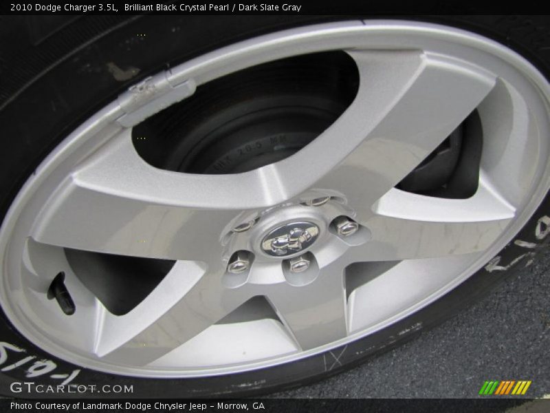 Brilliant Black Crystal Pearl / Dark Slate Gray 2010 Dodge Charger 3.5L
