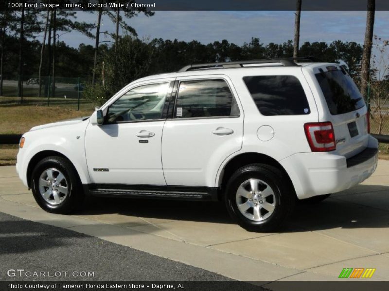 Oxford White / Charcoal 2008 Ford Escape Limited