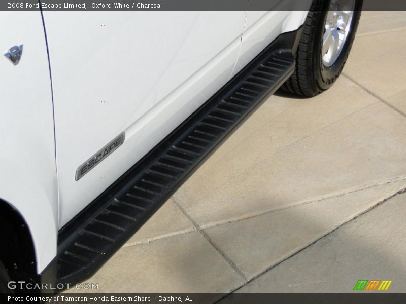 Oxford White / Charcoal 2008 Ford Escape Limited