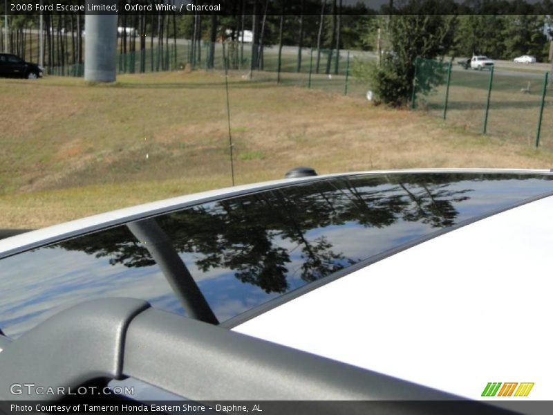 Oxford White / Charcoal 2008 Ford Escape Limited
