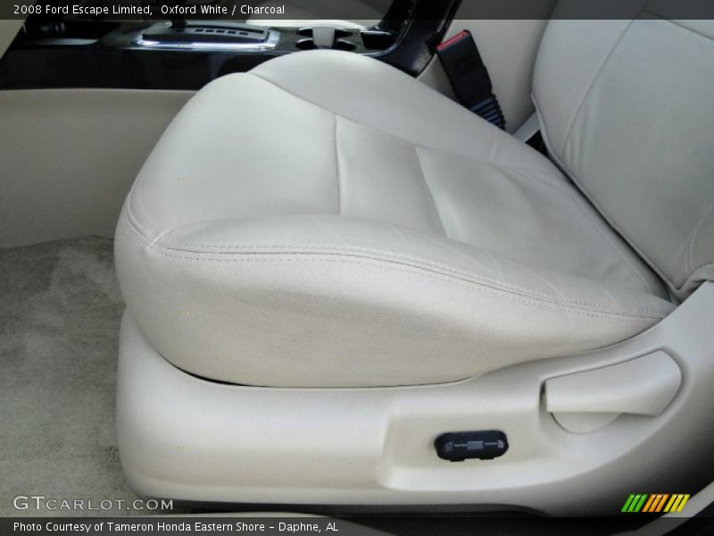Oxford White / Charcoal 2008 Ford Escape Limited