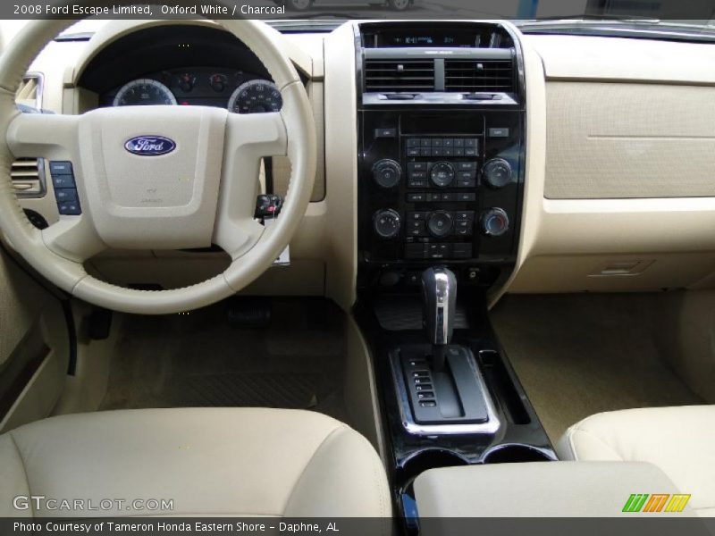Oxford White / Charcoal 2008 Ford Escape Limited