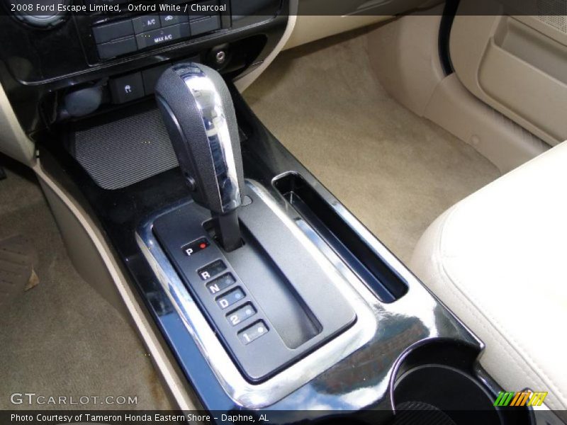 Oxford White / Charcoal 2008 Ford Escape Limited