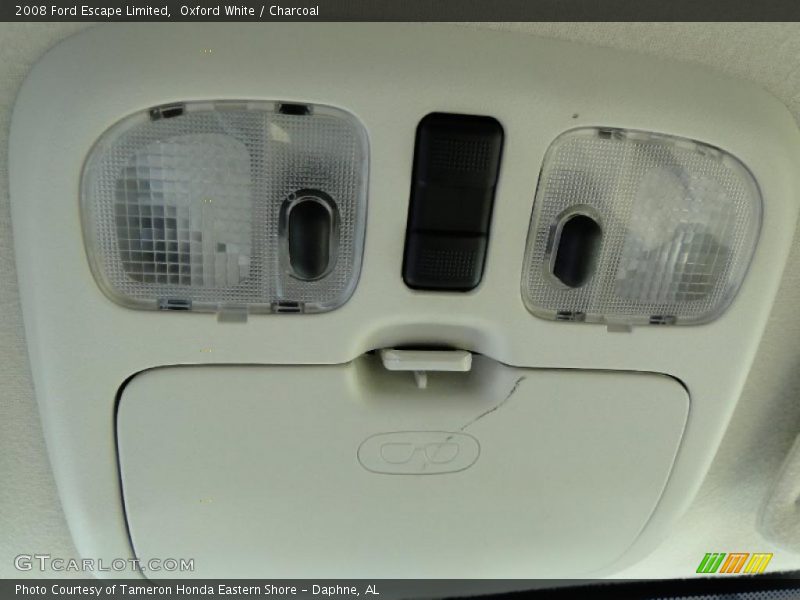 Oxford White / Charcoal 2008 Ford Escape Limited