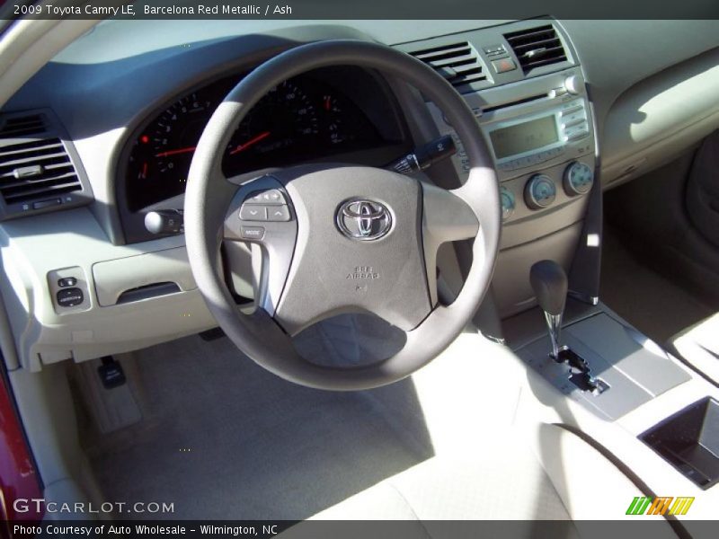 Barcelona Red Metallic / Ash 2009 Toyota Camry LE