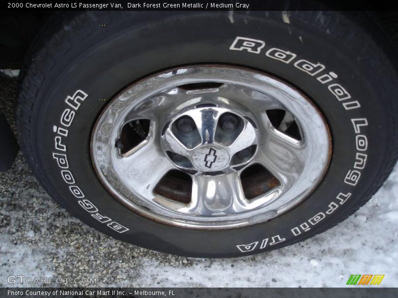 Dark Forest Green Metallic / Medium Gray 2000 Chevrolet Astro LS Passenger Van