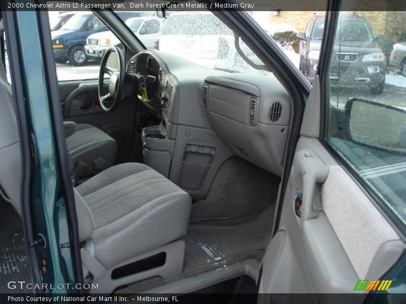 Dark Forest Green Metallic / Medium Gray 2000 Chevrolet Astro LS Passenger Van