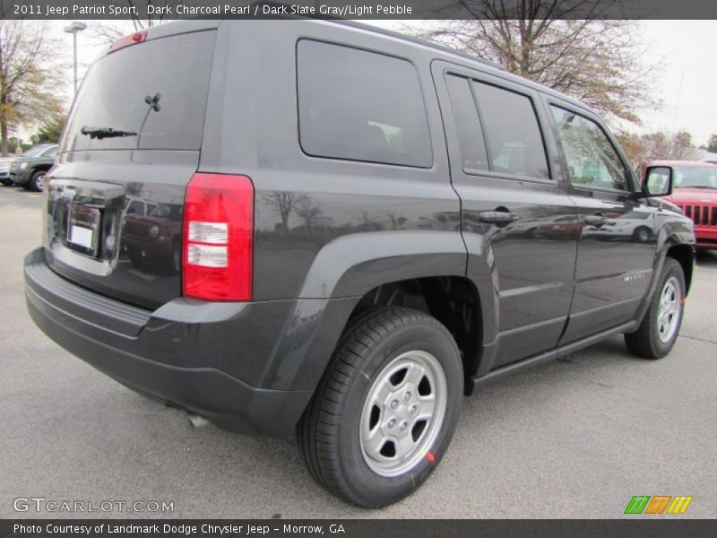 Dark Charcoal Pearl / Dark Slate Gray/Light Pebble 2011 Jeep Patriot Sport