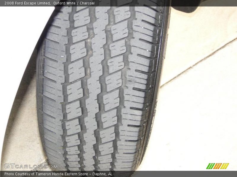 Oxford White / Charcoal 2008 Ford Escape Limited