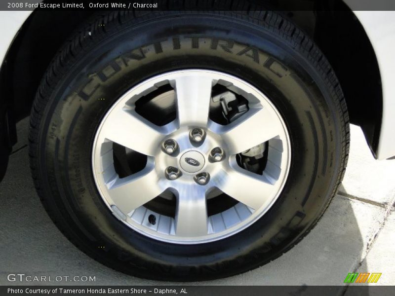 Oxford White / Charcoal 2008 Ford Escape Limited