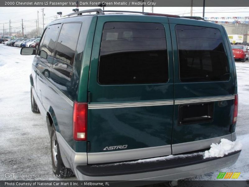 Dark Forest Green Metallic / Medium Gray 2000 Chevrolet Astro LS Passenger Van