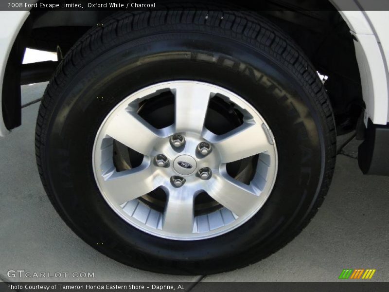 Oxford White / Charcoal 2008 Ford Escape Limited