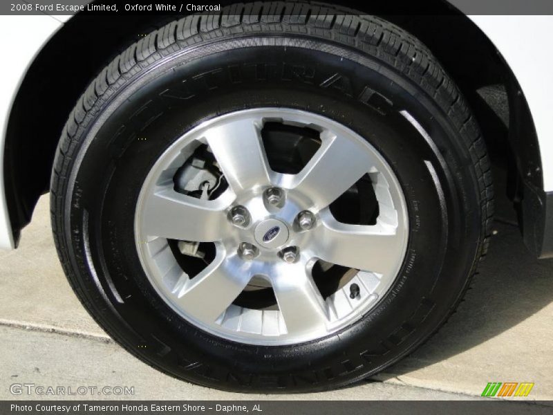 Oxford White / Charcoal 2008 Ford Escape Limited