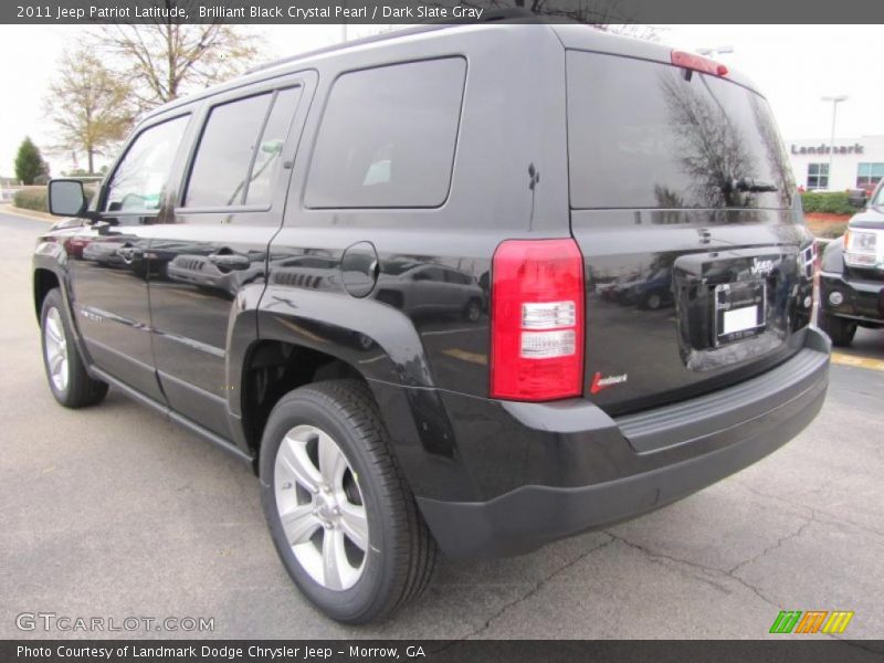 Brilliant Black Crystal Pearl / Dark Slate Gray 2011 Jeep Patriot Latitude