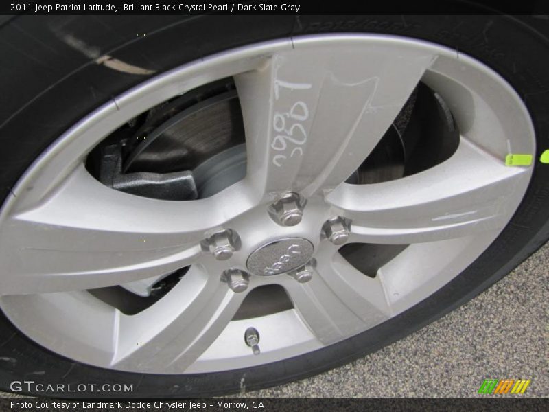 Brilliant Black Crystal Pearl / Dark Slate Gray 2011 Jeep Patriot Latitude