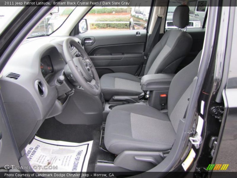  2011 Patriot Latitude Dark Slate Gray Interior
