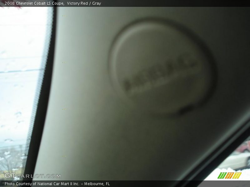 Victory Red / Gray 2008 Chevrolet Cobalt LS Coupe