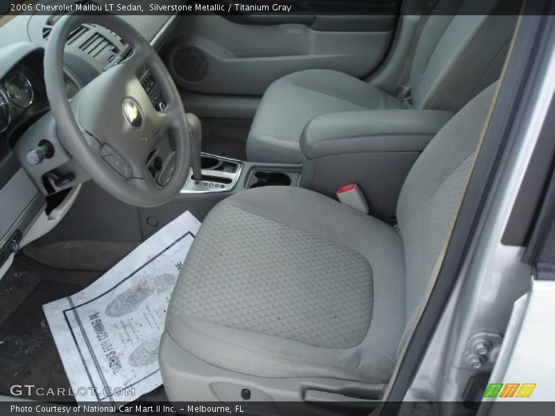 Silverstone Metallic / Titanium Gray 2006 Chevrolet Malibu LT Sedan