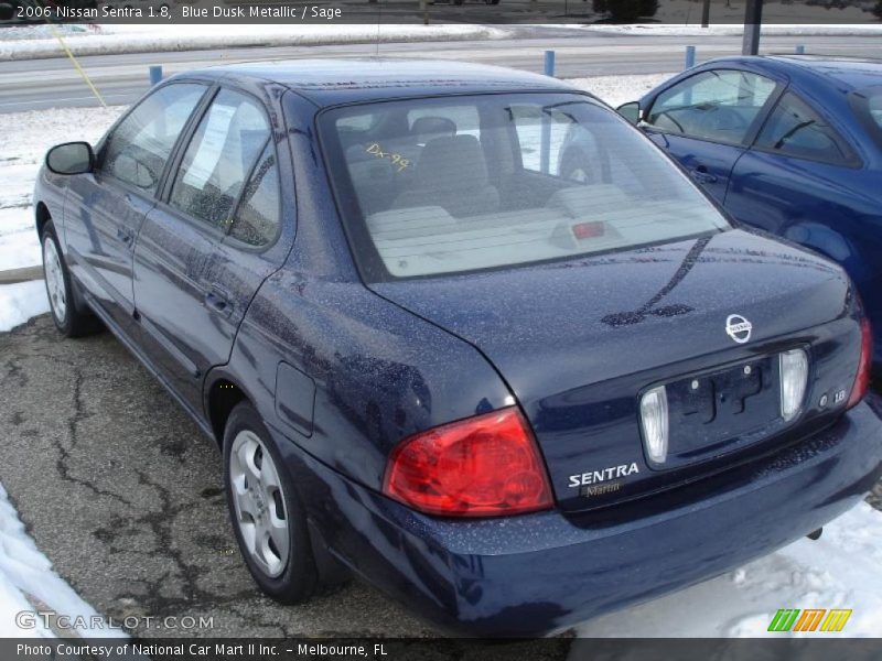 Blue Dusk Metallic / Sage 2006 Nissan Sentra 1.8