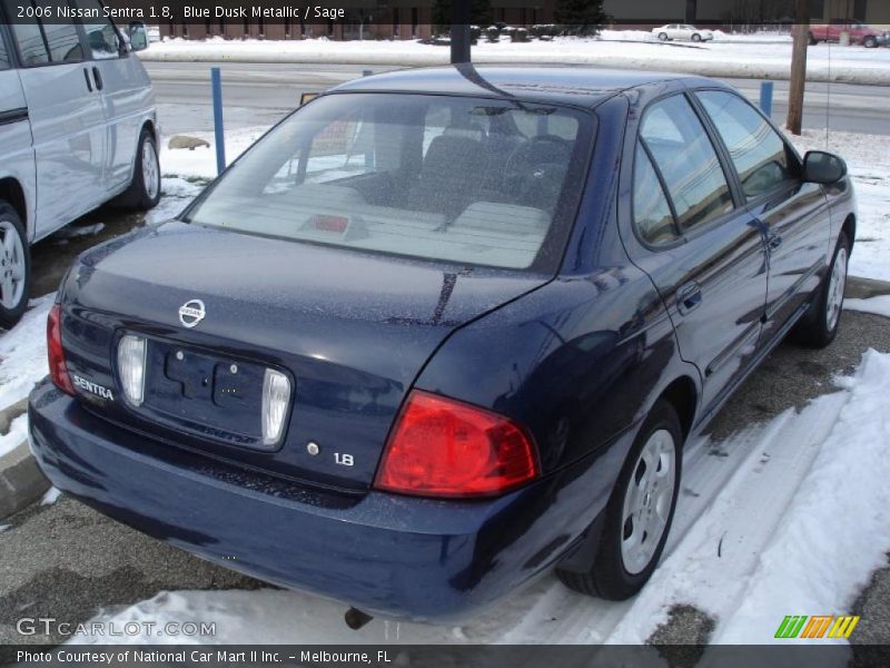 Blue Dusk Metallic / Sage 2006 Nissan Sentra 1.8