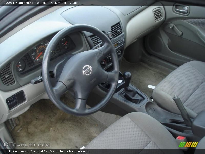 Blue Dusk Metallic / Sage 2006 Nissan Sentra 1.8