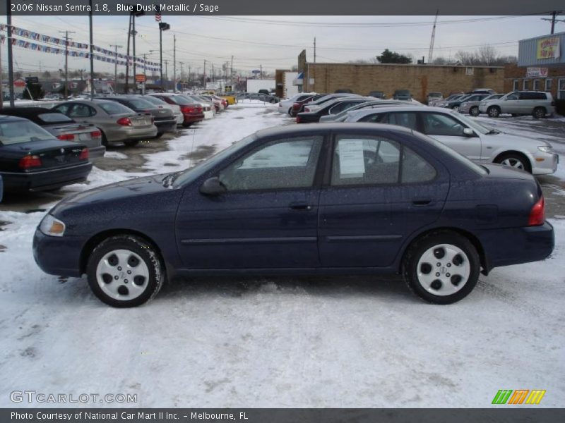 Blue Dusk Metallic / Sage 2006 Nissan Sentra 1.8