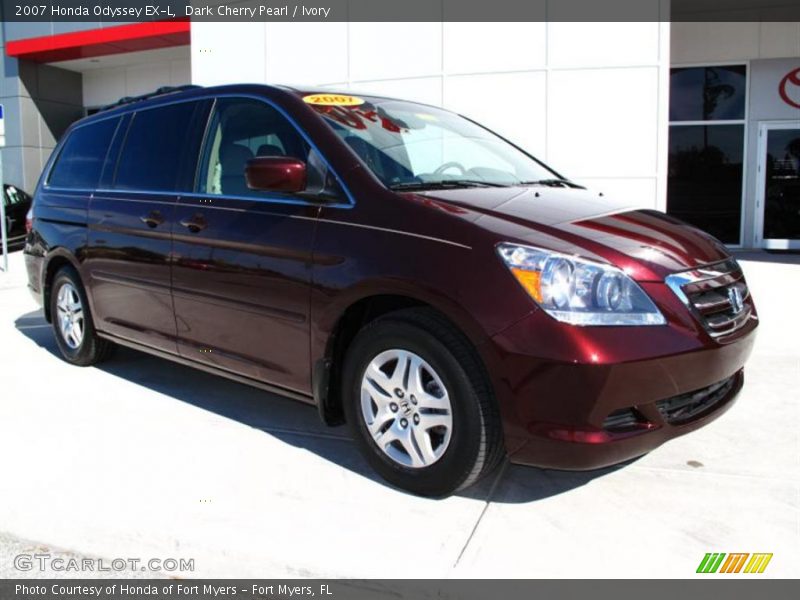 Dark Cherry Pearl / Ivory 2007 Honda Odyssey EX-L