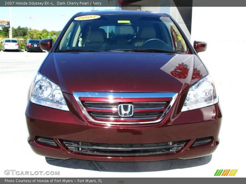 Dark Cherry Pearl / Ivory 2007 Honda Odyssey EX-L