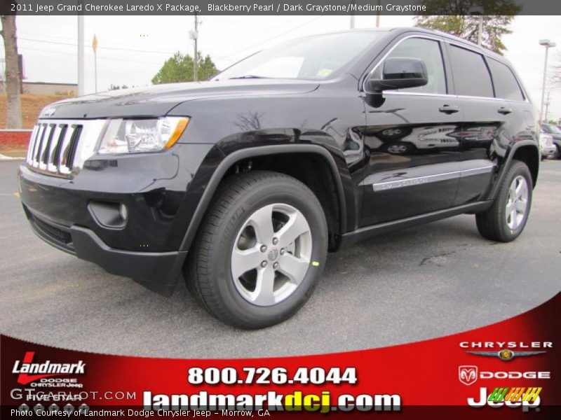 Blackberry Pearl / Dark Graystone/Medium Graystone 2011 Jeep Grand Cherokee Laredo X Package