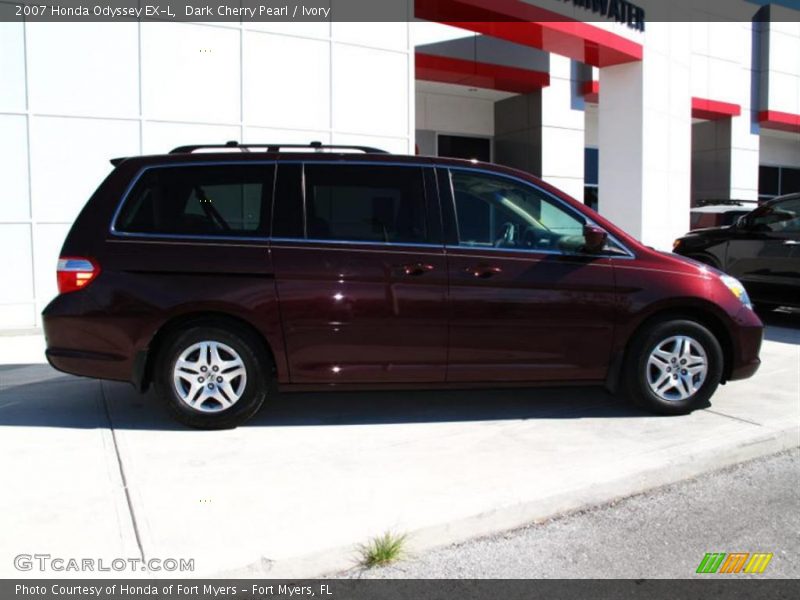 Dark Cherry Pearl / Ivory 2007 Honda Odyssey EX-L